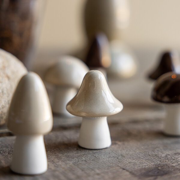 Porzellanpilz "Bosten beige" von Storefactory