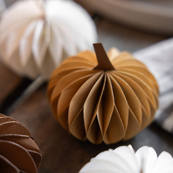 Papierkürbis "Lundhagen" hellbraun von Storefactory