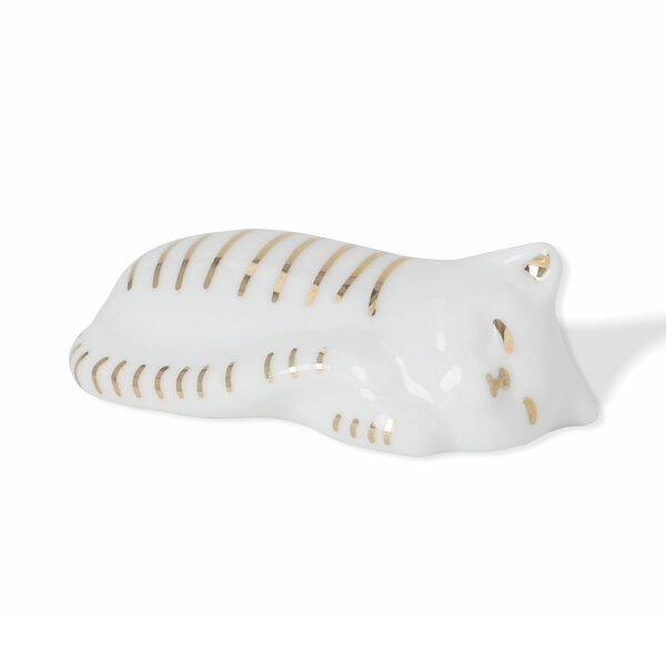 Tierische Begleiter Katze von Räder liegend