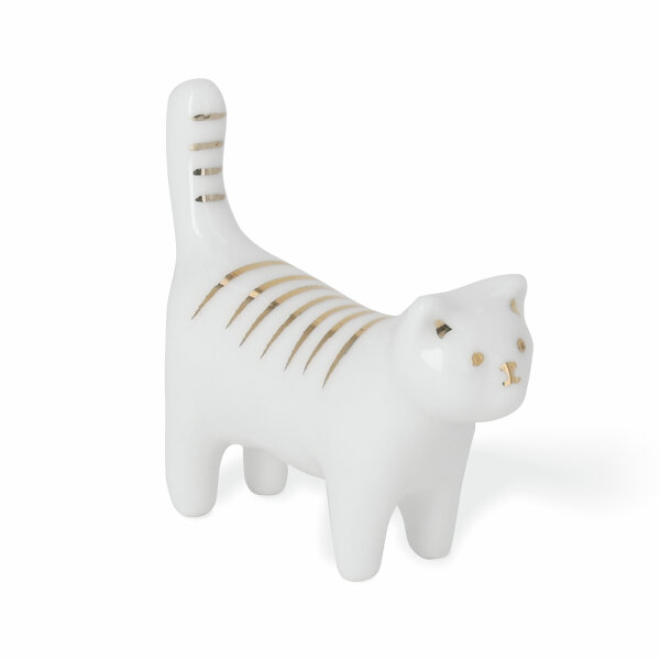 Tierische Begleiter Katze von Räder stehend