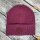 Strickmütze "Smiley" bordeaux