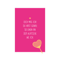 Postkarte La Card "Klatsche" von Nobis Design