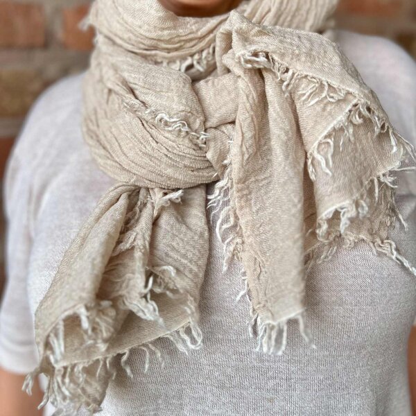 Wolltuch "beige"