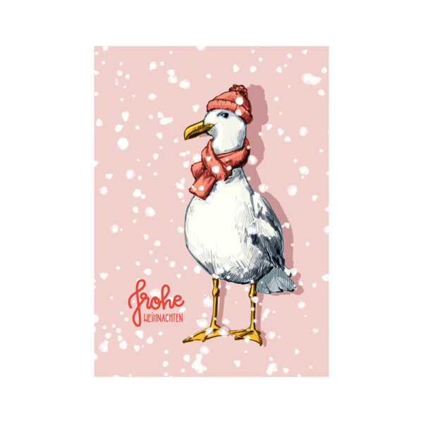 Postkarte illi "Tuda Frohe Weihnachten" von Nobis Design