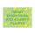 Postkarte luminous "Merry everything" von Nobis Design
