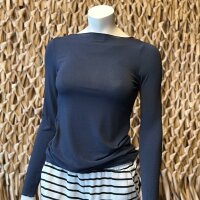 Cashmere-Modal-Mix Shirt dunkelblau One Size