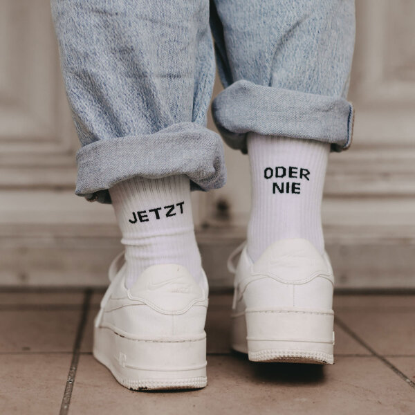Socken "Jetzt oder Nie" von Eulenschnitt 35-38