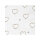 Servietten/Napkin "White/Hearts All-over" von Bastion Collections