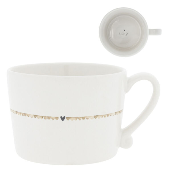 Tasse / Mug "White/Allround hello you" von Bastion Collections