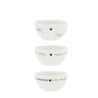 Schüssel / Bowl "White S/Brown Print" von...