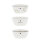 Schüssel / Bowl Sauce "White/Brown Print" von Bastion Collections