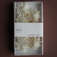 Girlande Flocke "Garland Flake" white von DBKD