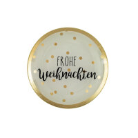Glasteller Love Plates "Frohe Weihnachten" von...