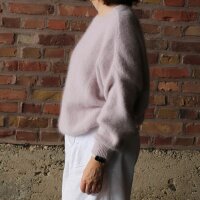 Angora-Strickpulli "Flieder" One Size