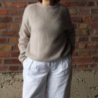 Mohair-Strickpulli "beige" One Size
