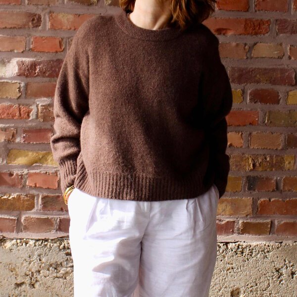 Strickpulli "Davan" braun One Size