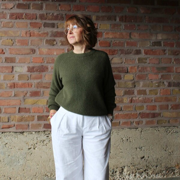 Strickpulli "Vandy" khaki One Size