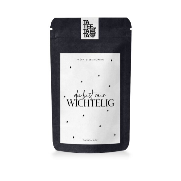 Tee "Du bist mir wichtelig" klein von TateeTaTa 15g