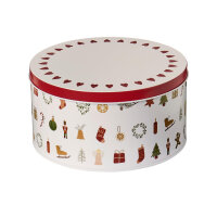 Gebäckdose mit Weihnachtsmotiven"My...