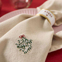 Stoffserviette "Tradition mit Mistelzweig" von IB Laursen
