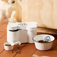 Dose geformt wie ein Hundeknochen mit Hundemotiv und...