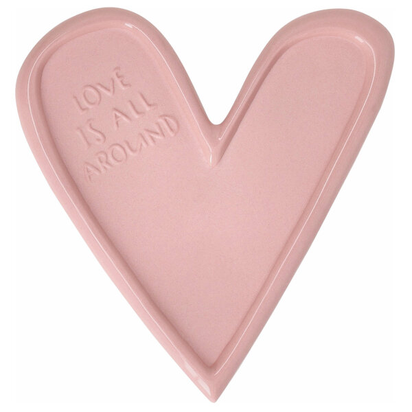 Teller "Love is all around" von Räder
