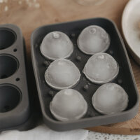 Eiswürfelform "Kugeln" grau von Eulenschnitt
