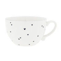 Suppentasse "Hearts black" weiß von...