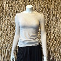 Cashmere-Modal-Mix Shirt hellbraun meliert One Size