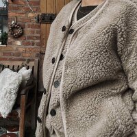 Teddyjacke taupe