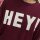 Sweatshirt "Hey" bordeaux-off white