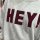 Sweatshirt "Hey" grau-bordeaux