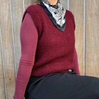 Strickpullunder bordeaux One Size