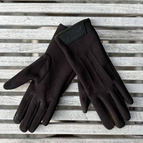 Fingerhandschuhe schwarz