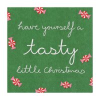 Cocktailserviette 25x25 "Have yourself a tasty...