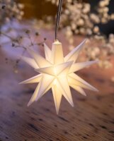 Sterntaler Stern weiß 18 Zacker 25cm mit Trafo von...