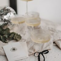 Champagnerglas "Herz" von Eulenschnitt