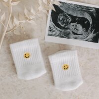Babysocken "Smiley" von Eulenschnitt 3M