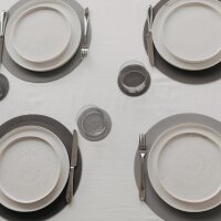 Untersetzer "Das Leben ist schön" 2er Set anthrazit/grau von Eulenschnitt