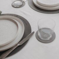 Untersetzer "Das Leben ist schön" 2er Set anthrazit/grau von Eulenschnitt