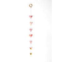 Mini Herzkette von Good old Friends rosa gold