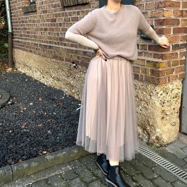 Tüllrock "taupe" One Size