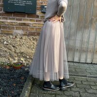 Tüllrock "taupe" One Size