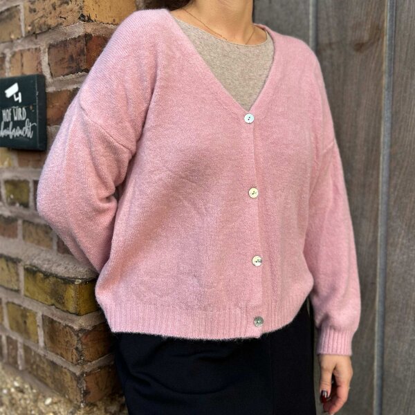 Strickjacke Sina "altrosa" One Size