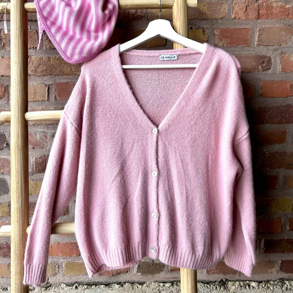 Strickjacke Sina "altrosa" One Size