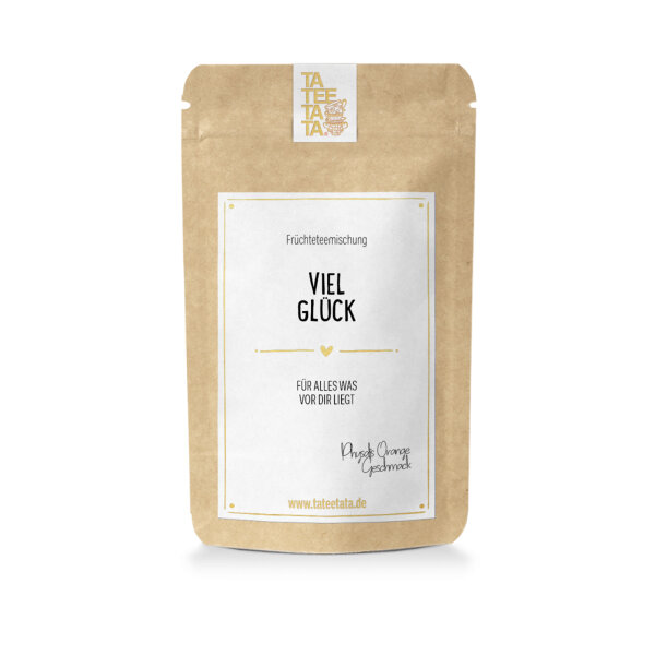 Tee "Viel Glück" klein von TateeTaTa 15g