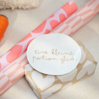 Kleiner Teller "Portion Glück" von Räder