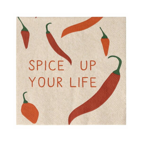 Serviette 33x33 "Spice up" von Räder