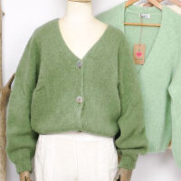 Alpaka Cardigan "Eukalyptus" von Sarah & Sally