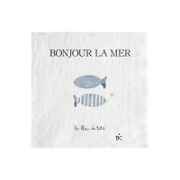 Servietten "Bonjour La Mer" von Bastion...